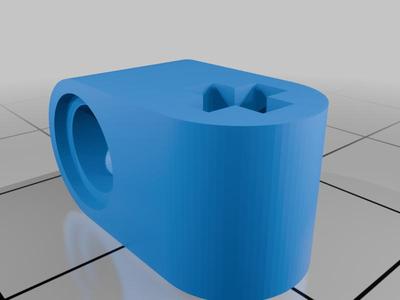 LEGO Technic-Compatible Axle and Pin Connector 90 degree