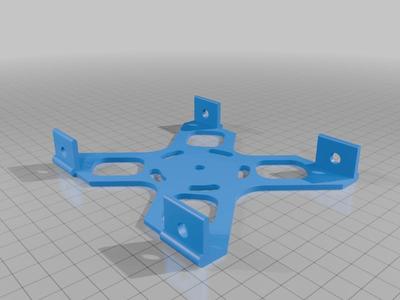 Plate with bolt holes for RacGTing Hotas mount