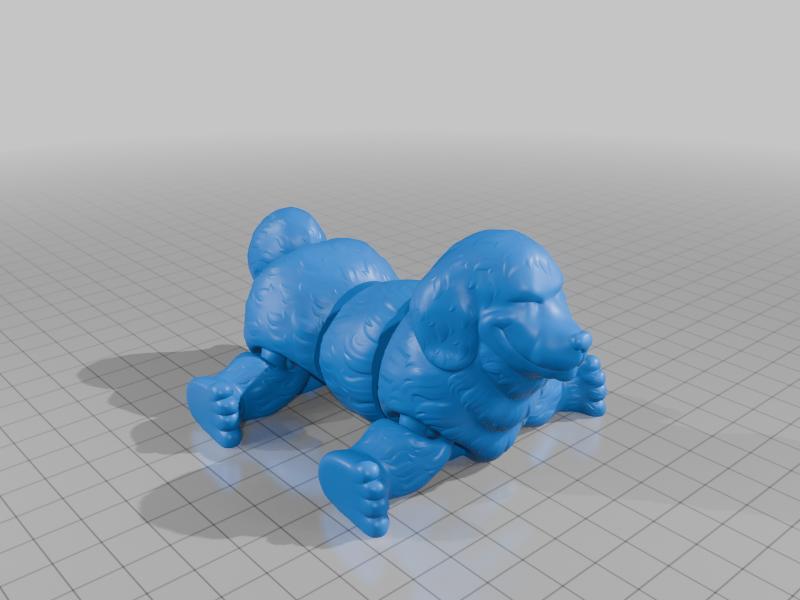 Wiggly Pup – Cute Articulated 3D Printed Dog!