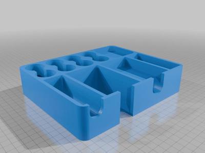Sleeved Card Tray for  Robo Rally board game insert