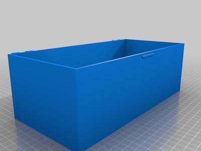 Box with opening lid 130*270*100