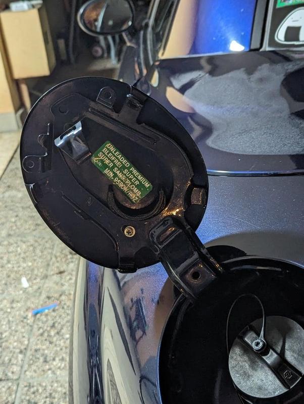 NC MX5 / Miata fuel cap holder