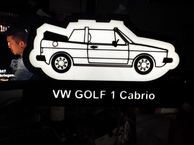 VW Golf 1 Cabrio Lamp