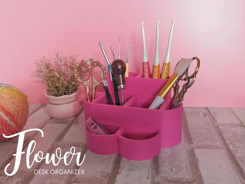 Flower Desk Organizer