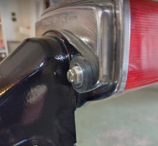 Honda CB250 K - REAR LIGHT & PROTECTION MUD SILENT BLOC