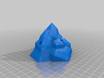 Mountain pencil holder