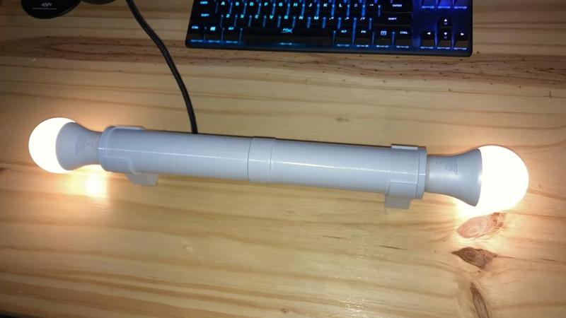 Simple PC Monitor/TV Light for E27 LED Bulb (Back Light) With VESA Support