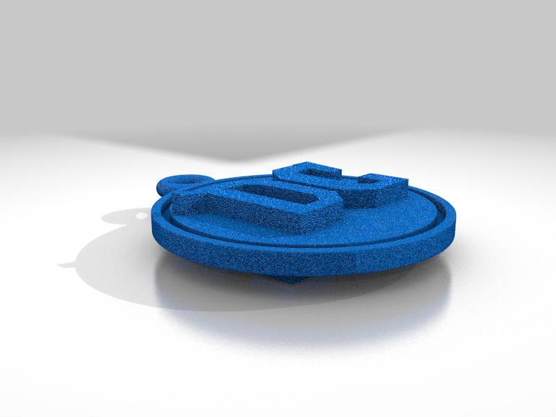 Marvel And DC logo Keychain