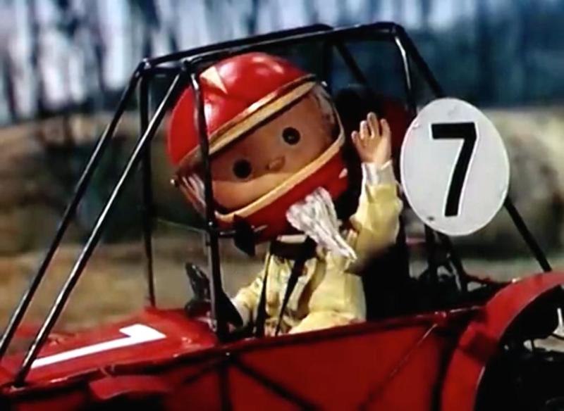 Sandmann (Jon Blund) red Sandbahn autocross racing car