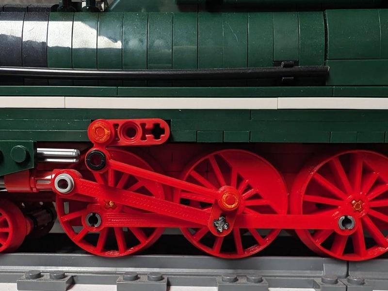 LEGO compatible train bars and rods in different sizes