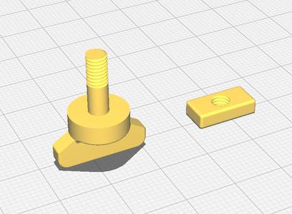 Creality Sonic Pad Mounting Screw & Wing