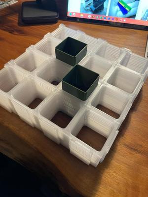 Holder for 4x4 Carcassonne Tile Grid