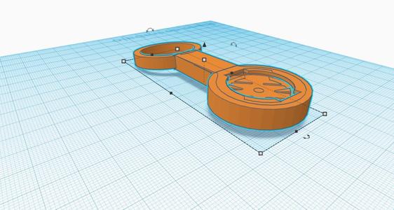 Garmin mount with inclination