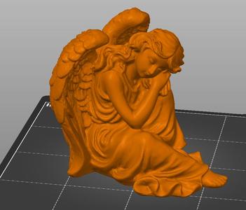 Sitting Angel Statue