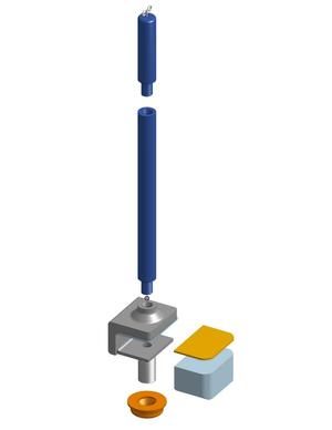 Desktop mount for laptop or screen