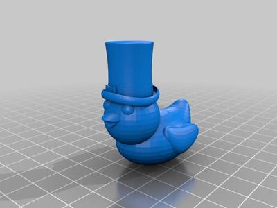 duck with hat