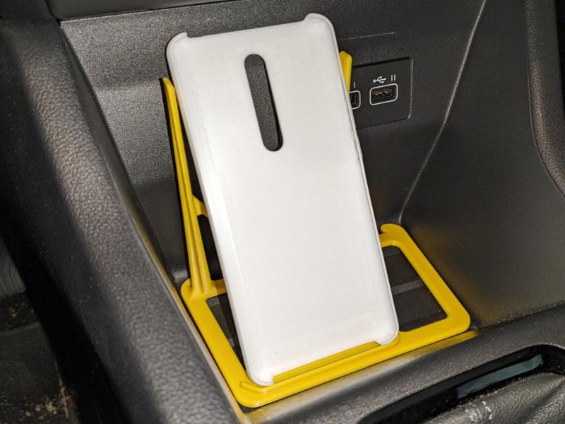 Phone holder for Clio V