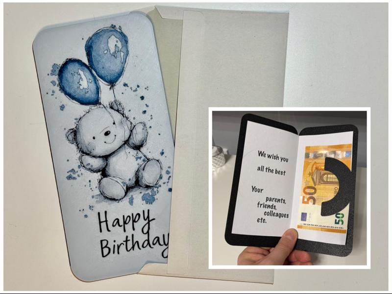 Greetings card Happy Birthday Teddy