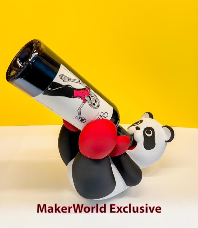 Panda Bear Wine Bottle Holder Updated paws!