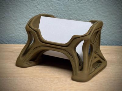 "CyberWood" Business Card Holder