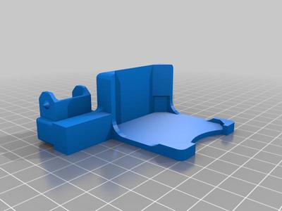 Screwless Z-axis cable chain mount