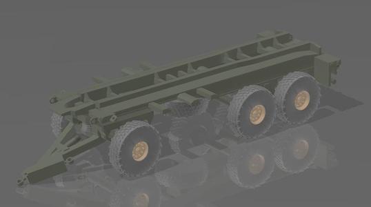 1:160 N Scale M1076 Trailer
