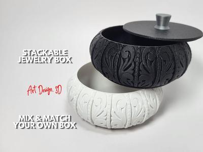 Stackable Jewelry Box - Ornament No.01