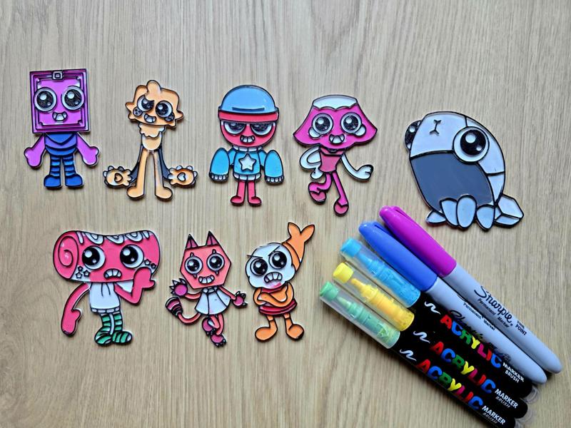 Dandys World DIY Coloring Pack 2 Dandy's Dandy Fun