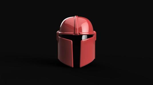 Basic No Cheek Indent Mando Helmet