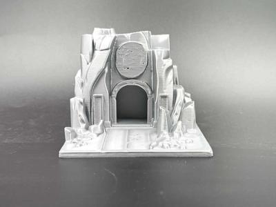 DnD Miniature Scenery -Mountain Pass v3 no support