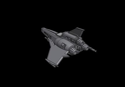 Battlestar viper mk3 (blood and chrome)