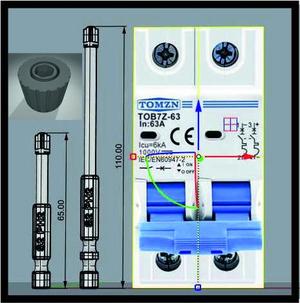 Mango hexagonal 1/4 mini