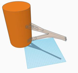 Bird feeder pole hanger