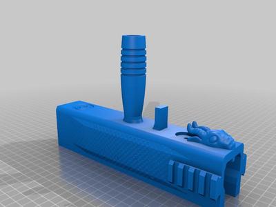 Kalashnikov prints saiga 12 handguard remix