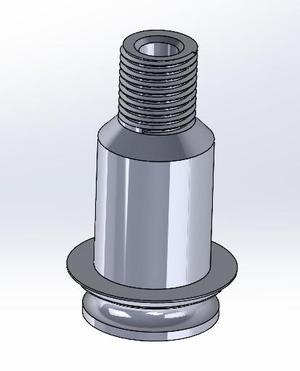 Inlet with thread