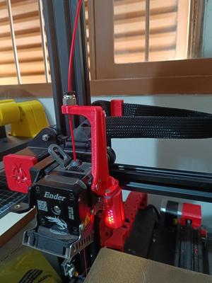 BL Touch mount for Ender 3 S2/Sprite Pro Extruder (with filament guide)