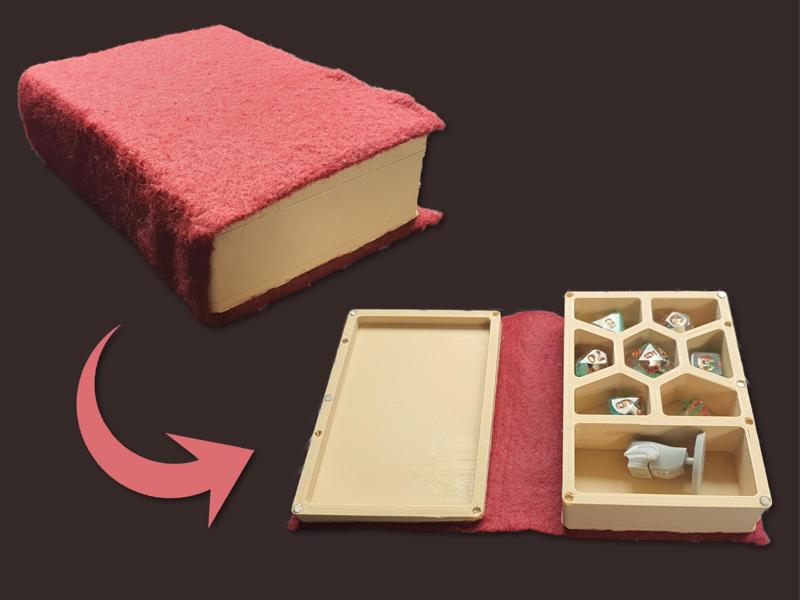 DnD Dice Book  with mini slot