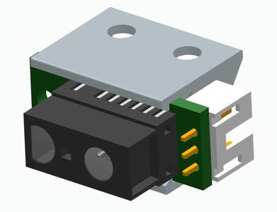Sharp Sensor Slide-in bracket
