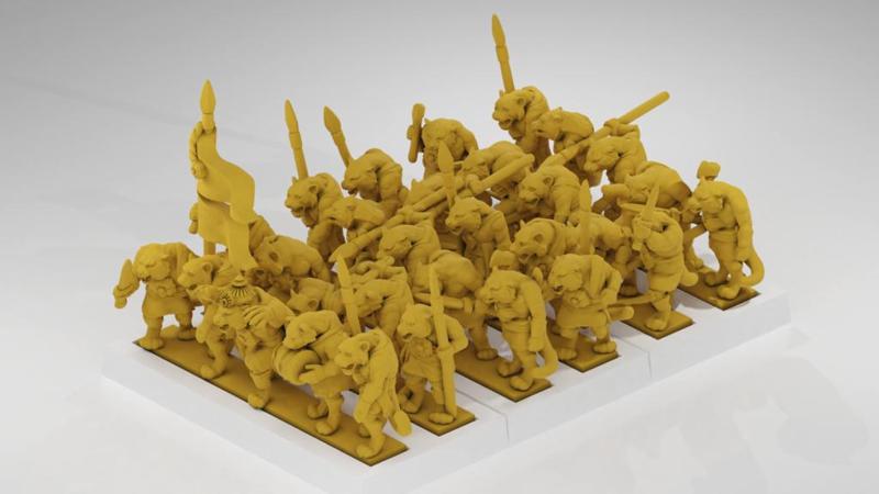 Warmaster Kingdoms of Ind Tigermen