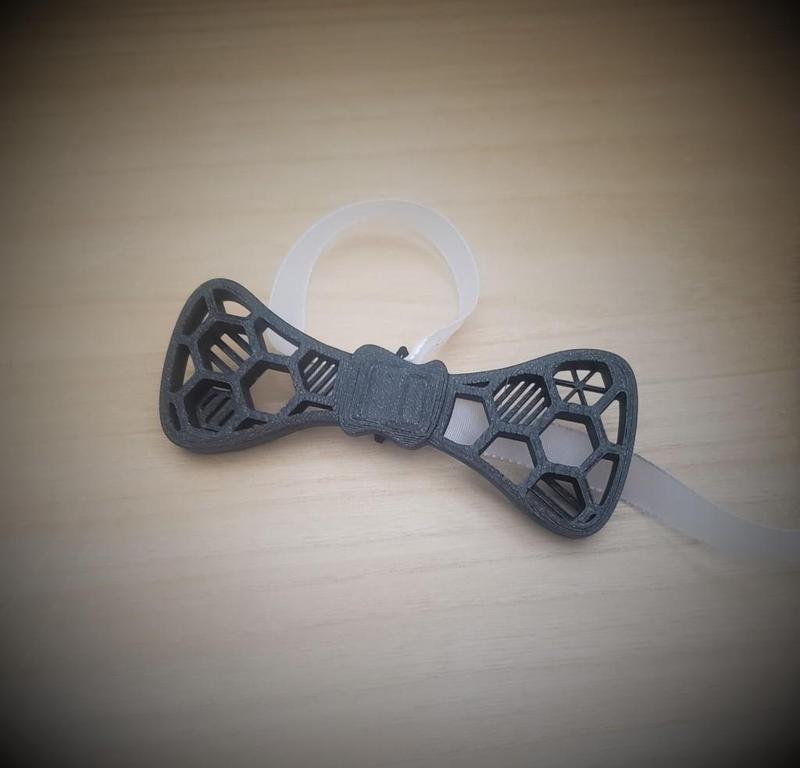  noeud papillon en nid d'abeille