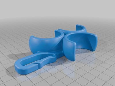 Golf Ball Holder belt loop clip - lettering free print