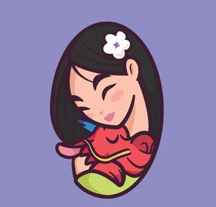 Mulan Keychain