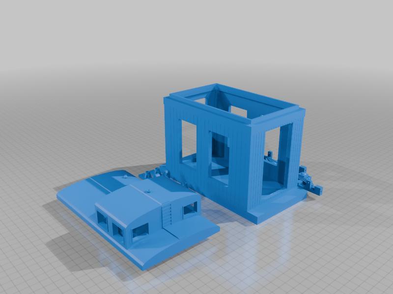 Extended Vision Bobber Caboose kit without cupola insert (Added locking pieces)