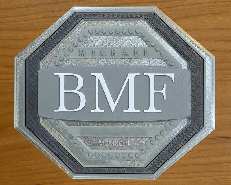 UFC BMF Belt Buckle