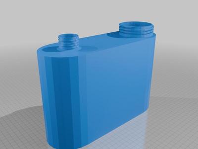 Resin Reservoir For Anycubic Auto-Feed pump v4 (shorter and thicker) (Photon M3 Max)