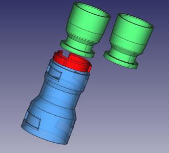 Vacuum cleaner adapter for power tools