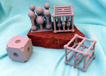  Models of a Face Centered Cubic Structure 