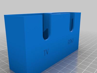 TV and Roku Remote Holder