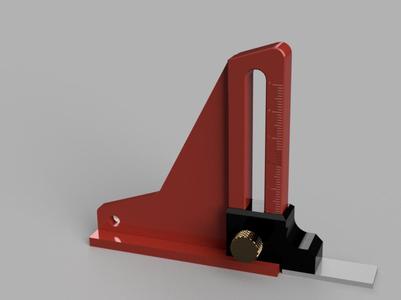 Calibre de profundidad para fresadora / sierra de mesa. Depth gauge for router/table saw