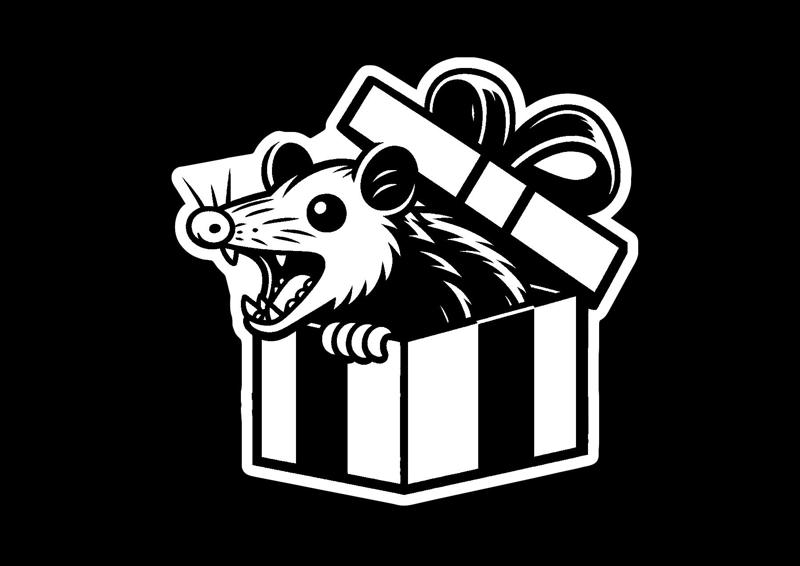 Possum cookie cutter